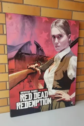 Quadro poster gamer do jogo Red Dead Redemption