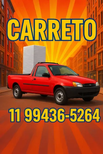 Carreto Zona Leste SP - Transporte de Móveis e Eletrodomésticos e muito mais .