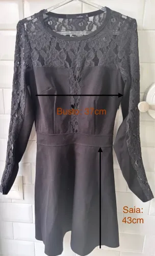 Vestido preto - usado 