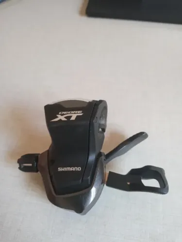 Alavanca Shimano Deore Xt 2/3x11v Sl-m8000 I-specII C/ Visor Cinza-escuro