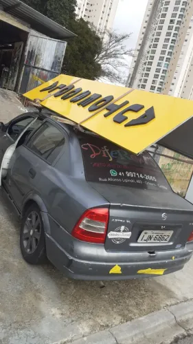 pLacas - buss dor - outdoors - comunicação visual e fachadas em acm e lona - acrílico