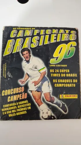 Álbum de figurinhas Campeonato Brasileiro 96 - Incompleto
