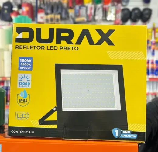 Refletor Led Slim 150w 6500k Biv Durax