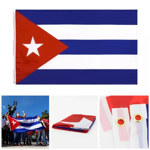 Bandeira de Cuba Tam 90x150cm