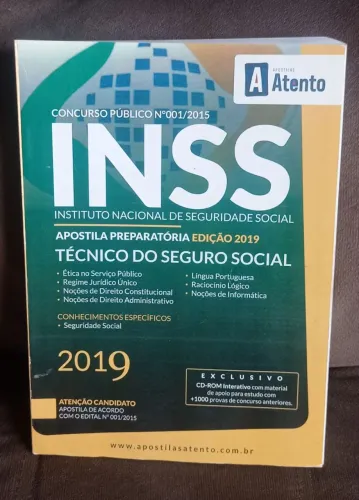 Apostila Preparatória INSS - Técnico do Seguro Social 2019