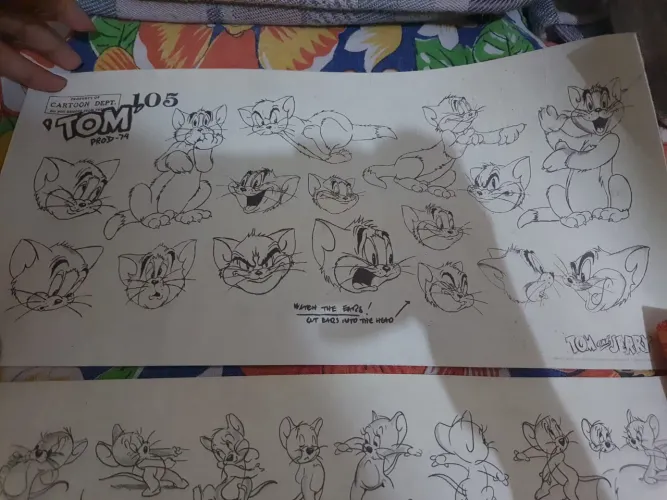 2 postêrs Tom & Jerry - 