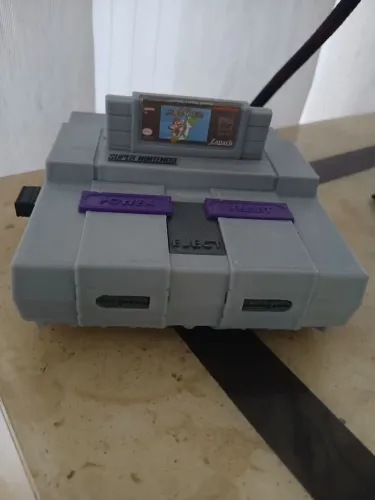 Super Nintendo - Console Clássico - Mini Sem fio tamanho 10cm 