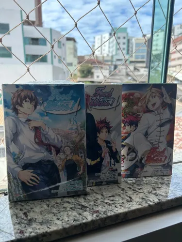 Food Wars! - Mangás Volumes 8, 14 e 15