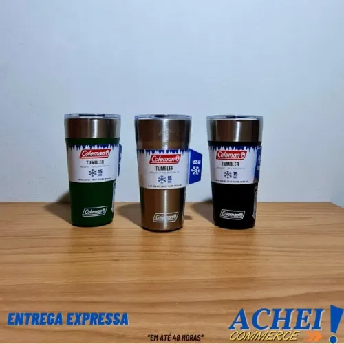Copo Térmico Inox 600 ML Coleman - Novo