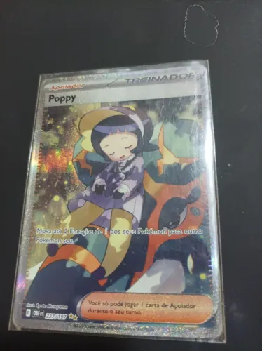 Carta Pokémon Poppy - Treinador - 227/197