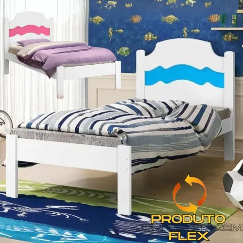 Cama solteiro Iris Flex Rosa ou azul -FRETE GRATIS - ENTREGA HOJEEE !! 