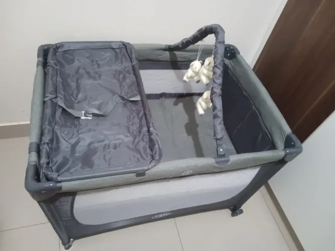 Cercadinho Completo com Colchão e Bolsa para carregar