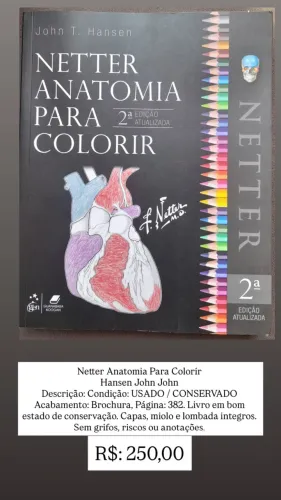 Livro netter colorir