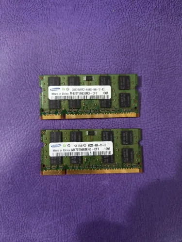 Memória RAM 4gb DDR2/6400 para notebook ou netbook Samsung nova