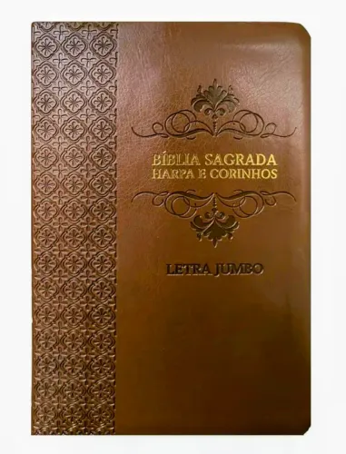 Bíblia Letra Jumbo Com Harpa (Nova E Lacrada)