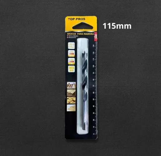Brocas resistentes para metal ou madeira 8mm