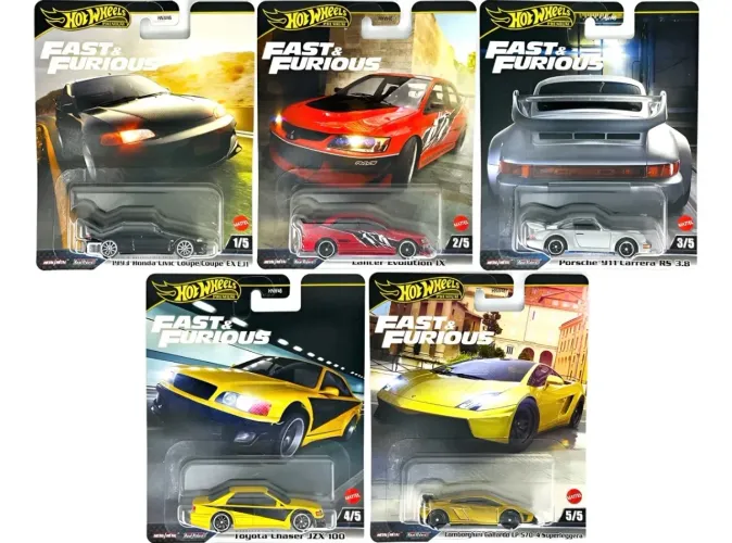 Hot Wheels Set Premium Velozes e Furiosos