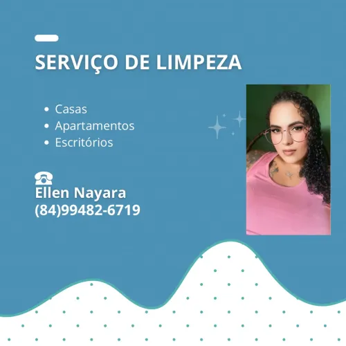 Disponível pra faxinas