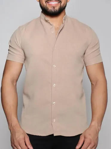 Camisa Somente nessas cor Gola Padre 