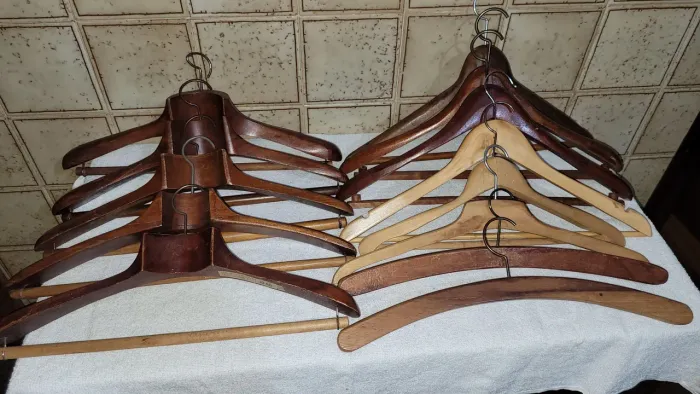 Cabides Vintage de madeira