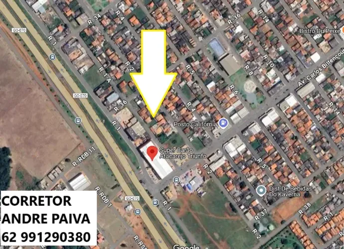 TERREN0 primeira rua do triunfo 225mt