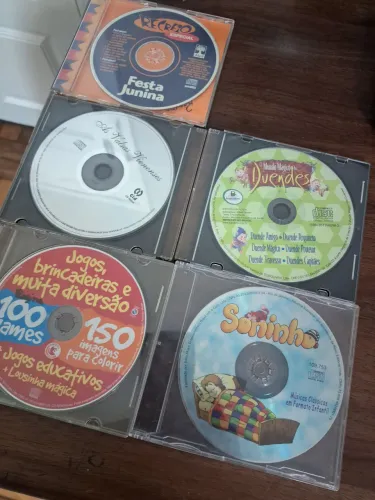 Cds variados 5 unidades