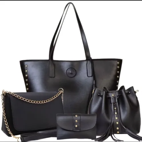 4 BOLSAS - KIT 4 BOLSAS FEMININAS 