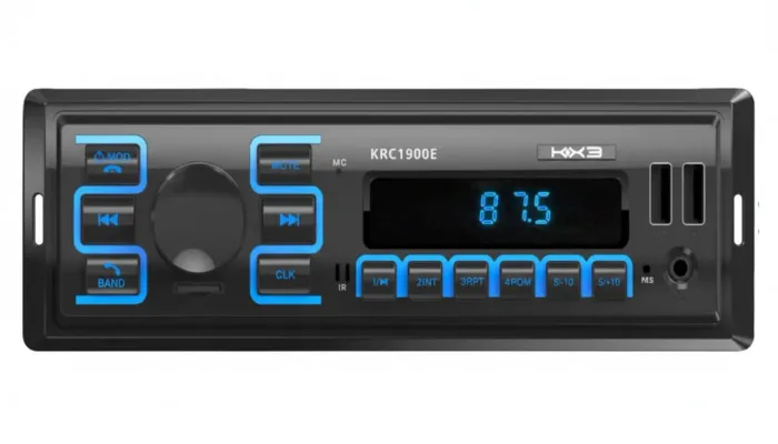 Radio de carro Universal BLUETOOTH  Controle remoto via App