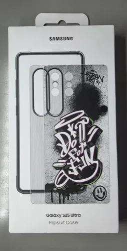 Capa de Telefone S25 Ultra Original - Flipsuit Case Black Samsung