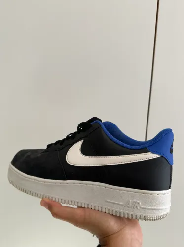 Tenis Original Nike Air Force 1 '07 Shroud Royal Blue POUCO USO / NOVINHO