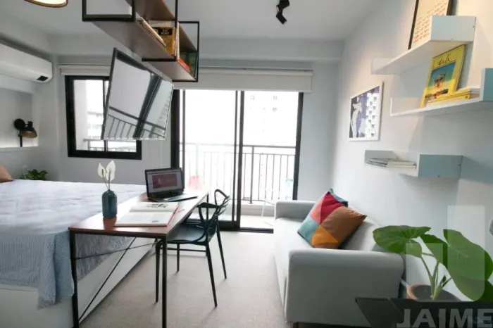 Studio Mobiliado e Decorado para Locação em Perdizes ? 29m² de Conforto e Estilo!
