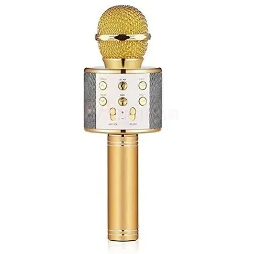 Microfone Bluetooth S/ Fio Infantil Youtube Karaoke Muda Voz 