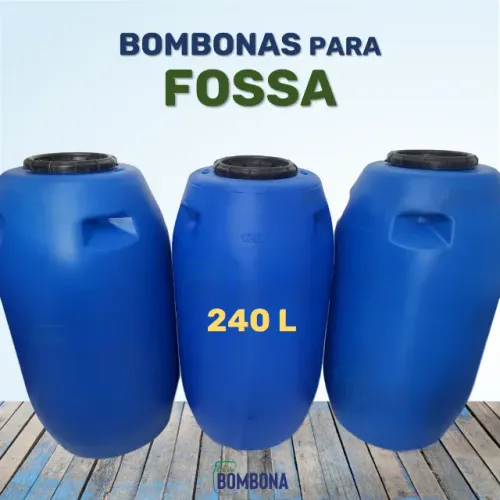 Bombonas para Fossa Séptica Econômica (Tambores/Toneis)