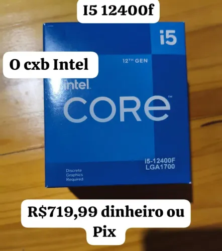 Processador lacrado Intel Core i5-12400F 