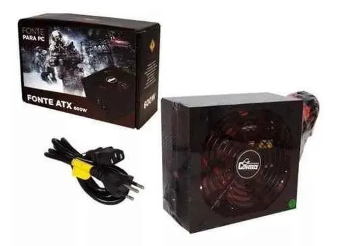 Fonte ATX Cowboy 600w (Novo) - Anápolis