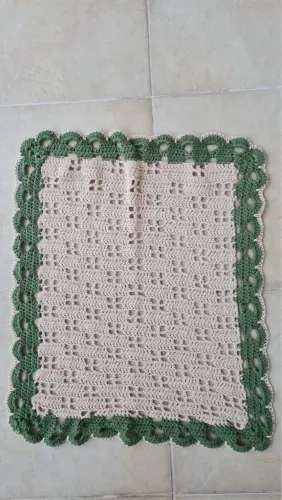Kit Tapete de Crochê Artesanal