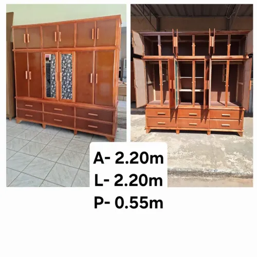 Guarda roupas madeira triplex 6 portas gigante e barato aproveite poucas unidades 