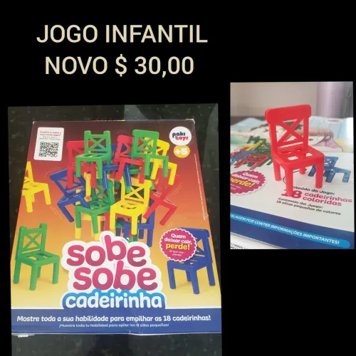 Jogo Infantil Sobe Sobe Cadeirinha