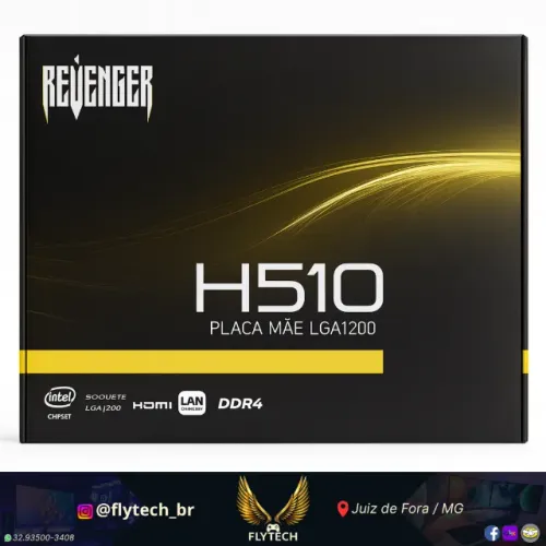 Placa Mãe H510 - 10° e 11° geração
