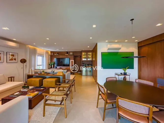 Apartamento Mobiliado à venda com 3 suítes, 200m² - Condomínio The Garden Gramercy Park -
