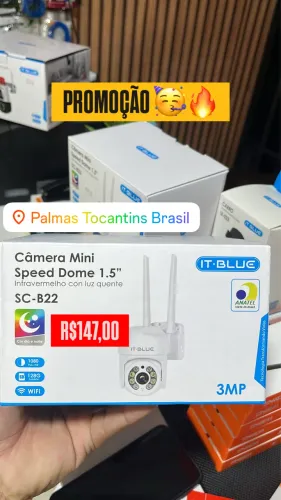 CÂMERA IP WI-FI PROFISSIONAL 