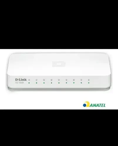Switch D-Link 8 Portas 10/100Mbps DES-1008A