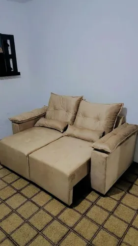 Sofá retrátil 2 e 3lugares confortável