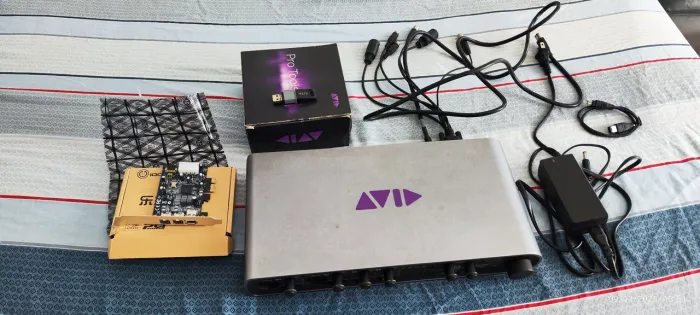 Interface de Áudio Avid Mbox 3 Pro, Placa pci  express firewire e pro tools 10 original 