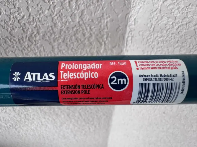 Prolongados telescópio, prolongador de pintura 2metros novo