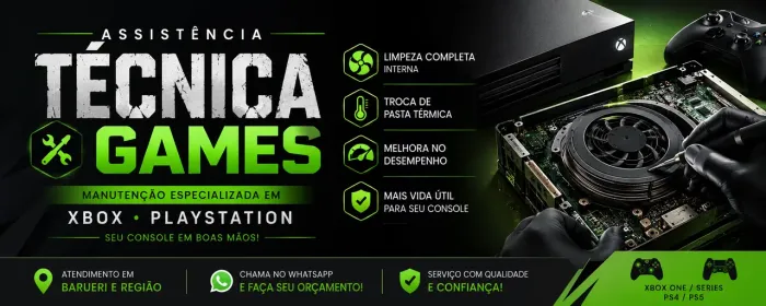 ? MANUTENÇÃO DE VIDEOGAME