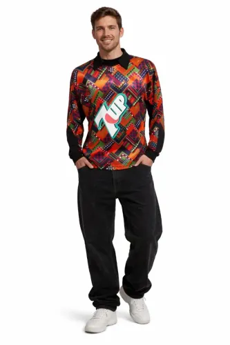 Camisa Goleiro Anos 90 ENR Futebol 7up Usada