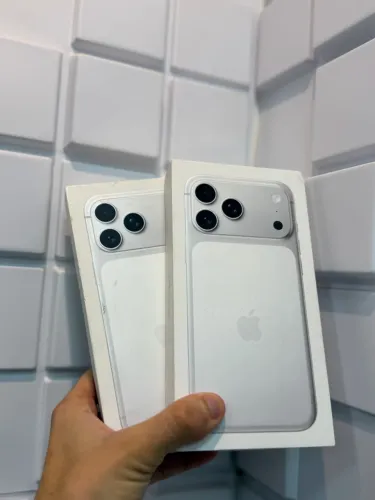 IPHONE 17 PRO MAX SILVER 256GB NOVO 