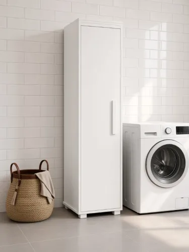 Multiuso Malta 1 Porta 1,81m 100% MDF Branco (NOVO A PRONTA ENTREGA)