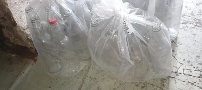 Garrafa de vidro 1 litro 